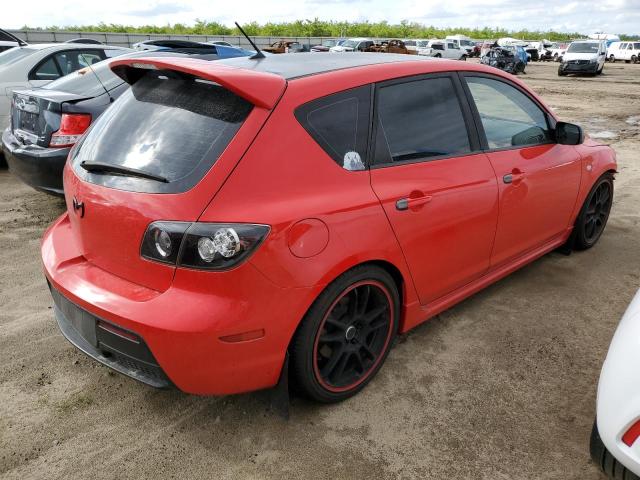 JM1BK34M981177881 - 2008 MAZDA SPEED 3 RED photo 3