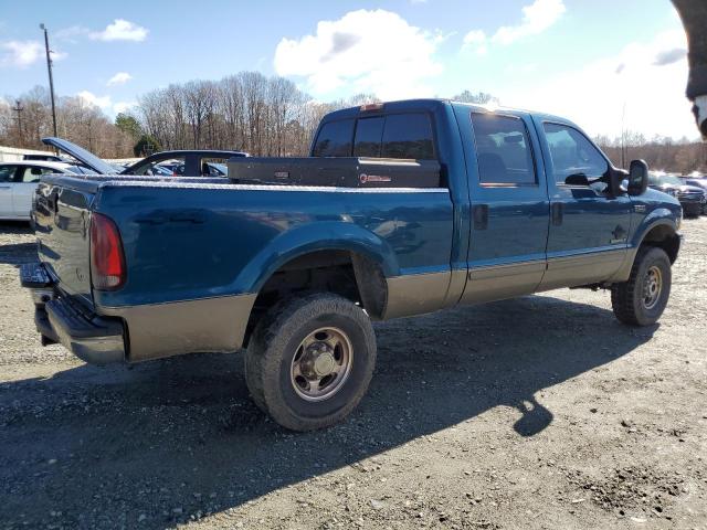 1FTNW21FX2EA21107 - 2002 FORD F250 SUPER DUTY BLUE photo 3