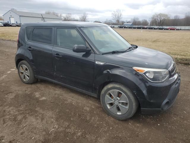 KNDJN2A20F7791213 - 2015 KIA SOUL BLACK photo 4