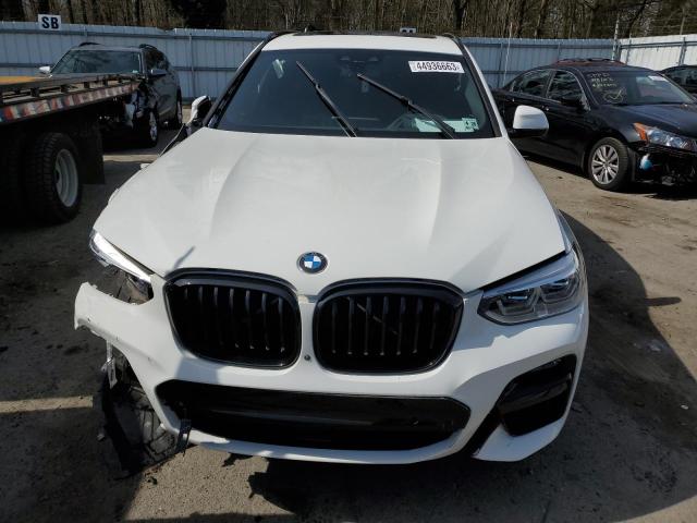 5UXTY9C04M9G18611 - 2021 BMW X3 XDRIVEM40I WHITE photo 5