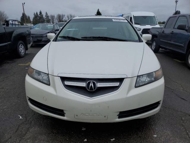 19UUA66225A029657 - 2005 ACURA TL WHITE photo 5