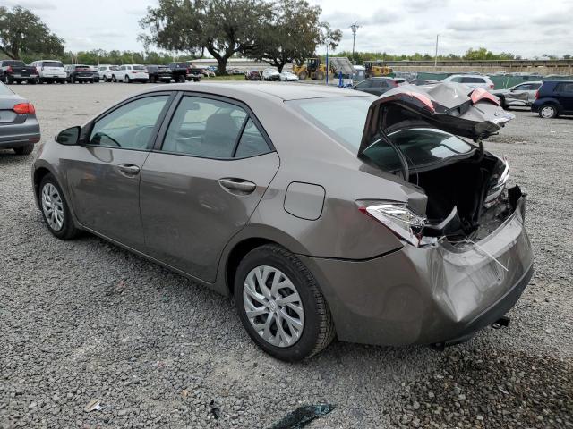 5YFBURHE8HP644638 - 2017 TOYOTA COROLLA L TAN photo 2