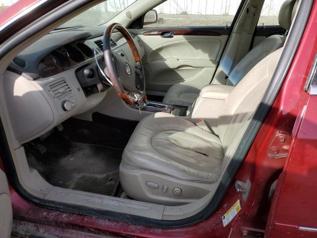 1G4HD57228U205203 - 2008 BUICK LUCERNE CXL BURGUNDY photo 7