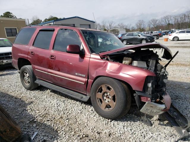 1GNEK13Z83J139850 - 2003 CHEVROLET TAHOE K1500 BURGUNDY photo 4