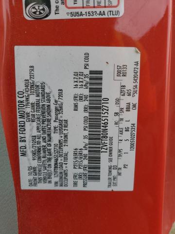 1ZVFT80N465152710 - 2006 FORD MUSTANG RED photo 13