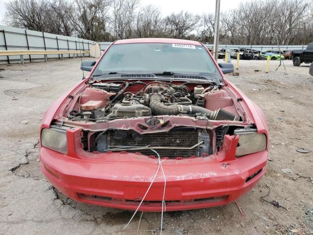 1ZVFT80N465152710 - 2006 FORD MUSTANG RED photo 5