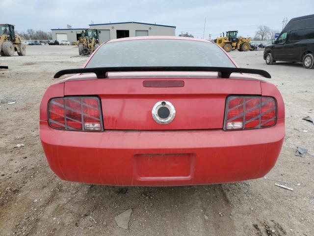 1ZVFT80N465152710 - 2006 FORD MUSTANG RED photo 6