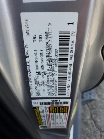 5TFRX5GN0KX161489 - 2019 TOYOTA TACOMA ACCESS CAB Gümüş foto 12