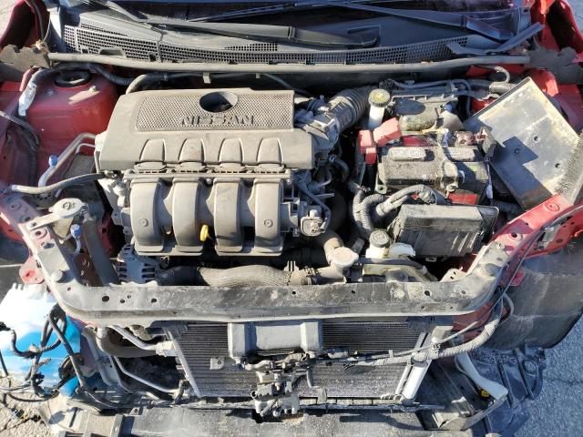 3N1AB7AP8GY216250 - 2016 NISSAN SENTRA S RED photo 11