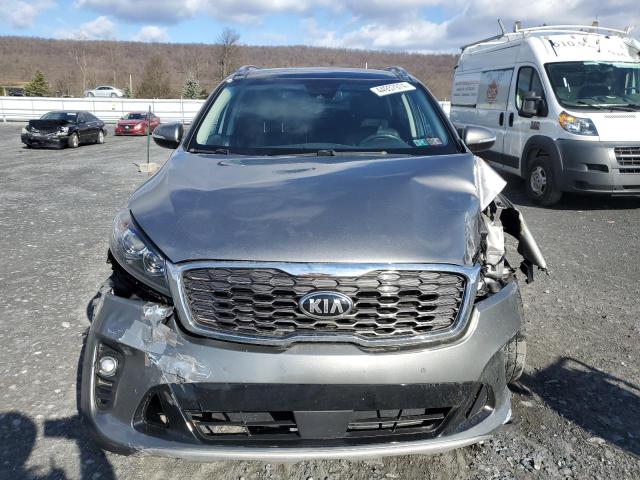 5XYPH4A53KG474224 - 2019 KIA SORENTO EX GRAY photo 5