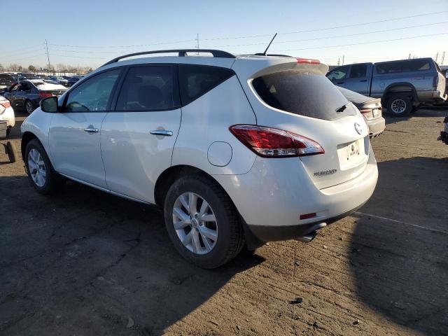 JN8AZ1MW6CW219047 - 2012 NISSAN MURANO S WHITE photo 2