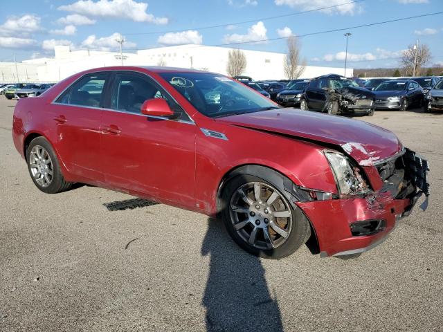 1G6DT57V780207023 - 2008 CADILLAC CTS HI FEATURE V6 RED photo 4