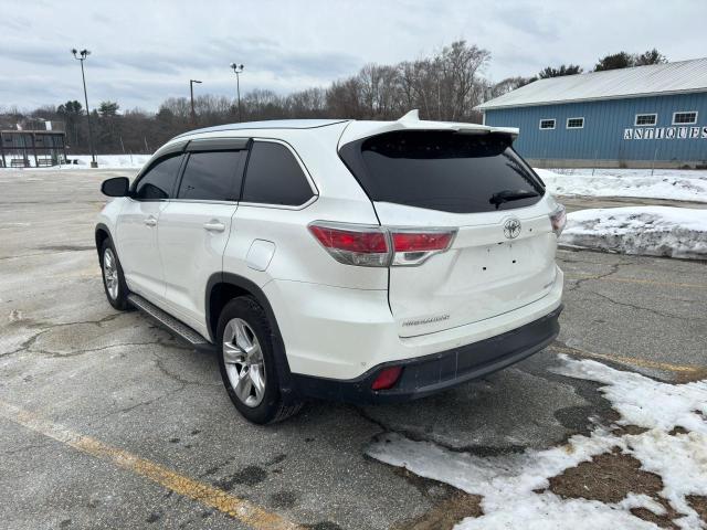 5TDYKRFH1FS055092 - 2015 TOYOTA HIGHLANDER LIMITED WHITE photo 3