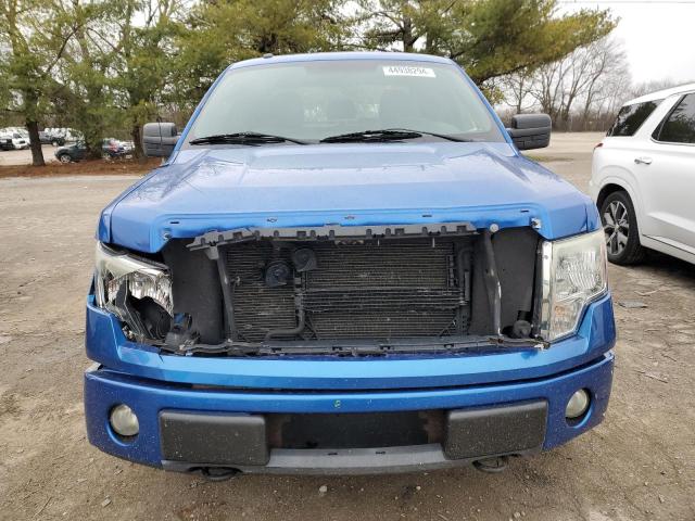 1FTFX1EF5BFD25400 - 2011 FORD F150 SUPER CAB BLUE photo 5