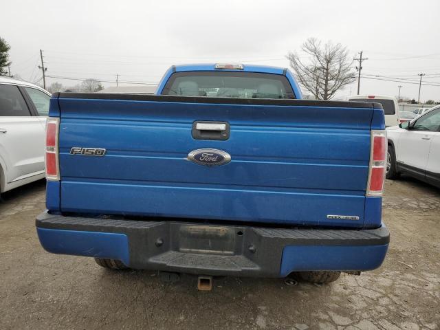 1FTFX1EF5BFD25400 - 2011 FORD F150 SUPER CAB BLUE photo 6