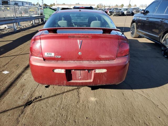 1G2AL15F477253312 - 2007 PONTIAC G5 RED photo 6