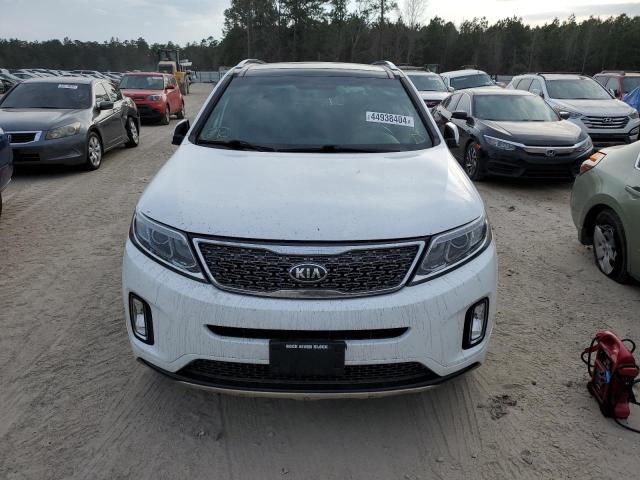 5XYKW4A72EG518851 - 2014 KIA SORENTO SX WHITE photo 5