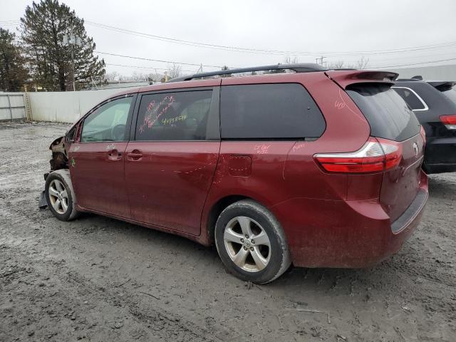 5TDKK3DC6FS539561 - 2015 TOYOTA SIENNA LE RED photo 2