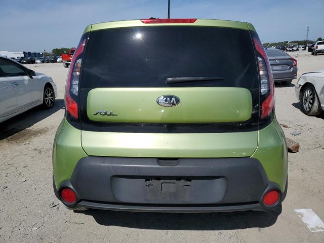 KNDJN2A28E7721568 - 2014 KIA SOUL GREEN photo 6