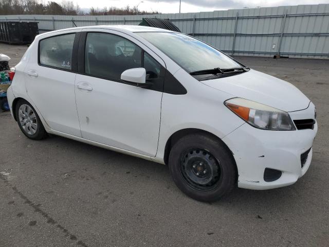 VNKKTUD3XEA002763 - 2014 TOYOTA YARIS WHITE photo 4