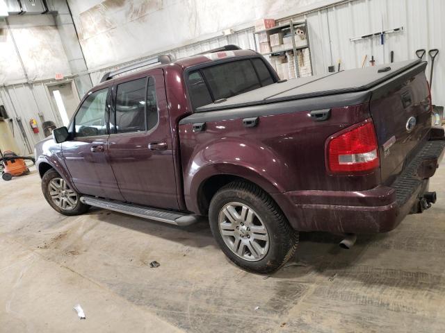 1FMEU53E58UA51931 - 2008 FORD EXPLORER S LIMITED BURGUNDY photo 2