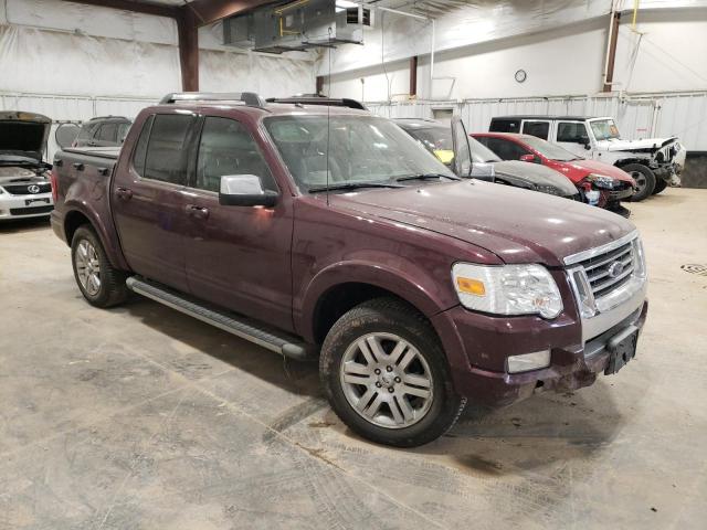 1FMEU53E58UA51931 - 2008 FORD EXPLORER S LIMITED BURGUNDY photo 4