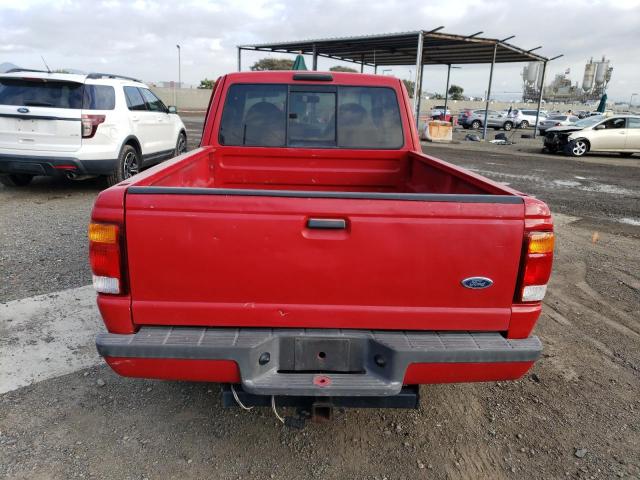 1FTYR14V3XPA63910 - 1999 FORD RANGER SUPER CAB RED photo 6