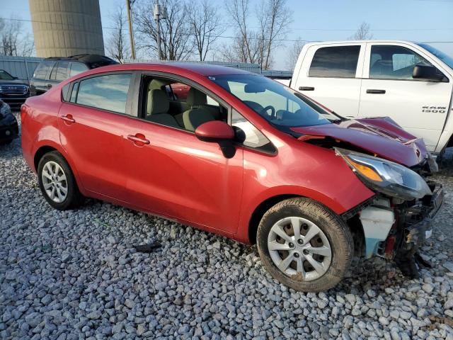 KNADM4A37D6106791 - 2013 KIA RIO LX RED photo 4