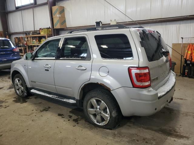 1FMCU94118KA11769 - 2008 FORD ESCAPE LIMITED SILVER photo 2