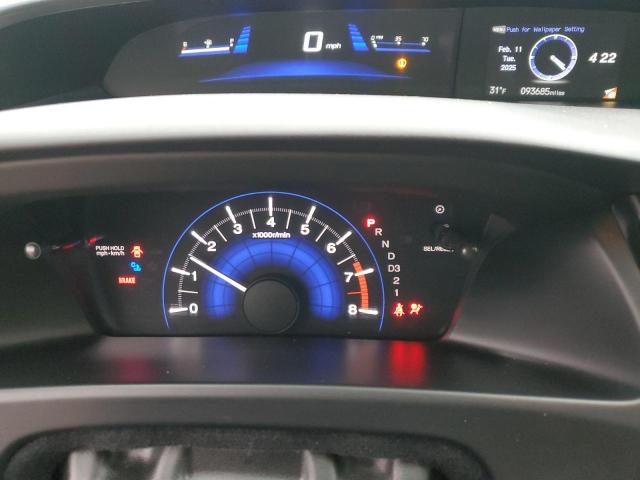 2HGFB2F98DH502487 - 2013 HONDA CIVIC EXL ყავისფერი ფოტო 9