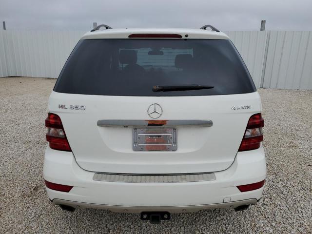 4JGBB8GBXBA734226 - 2011 MERCEDES-BENZ ML 350 4MATIC WHITE photo 6