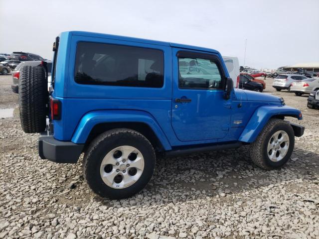 1C4AJWBG6FL772945 - 2015 JEEP WRANGLER SAHARA BLUE photo 3