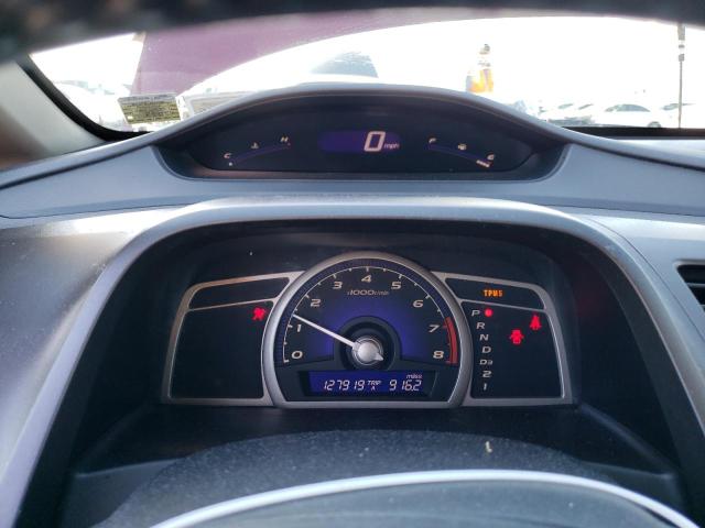 2HGFA16989H343507 - 2009 HONDA CIVIC EXL ბურგუნდია ფოტო 9