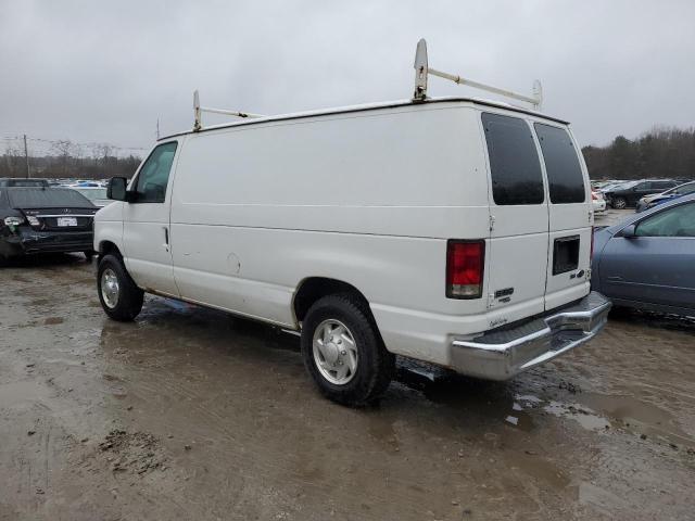 1FTNE1EW6BDA51590 - 2011 FORD ECONOLINE E150 VAN WHITE photo 2