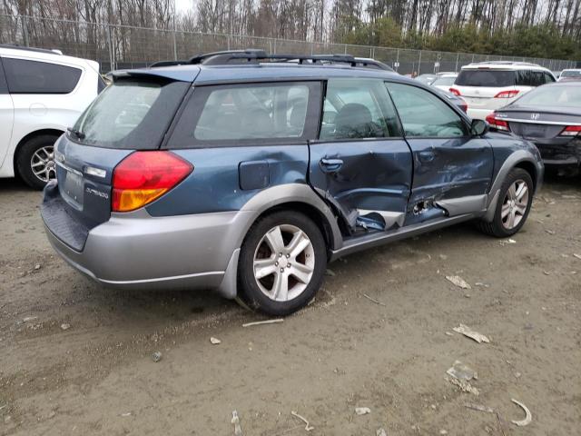 4S4BP62C657348331 - 2005 SUBARU LEGACY OUTBACK 2.5I LIMITED BLUE photo 3