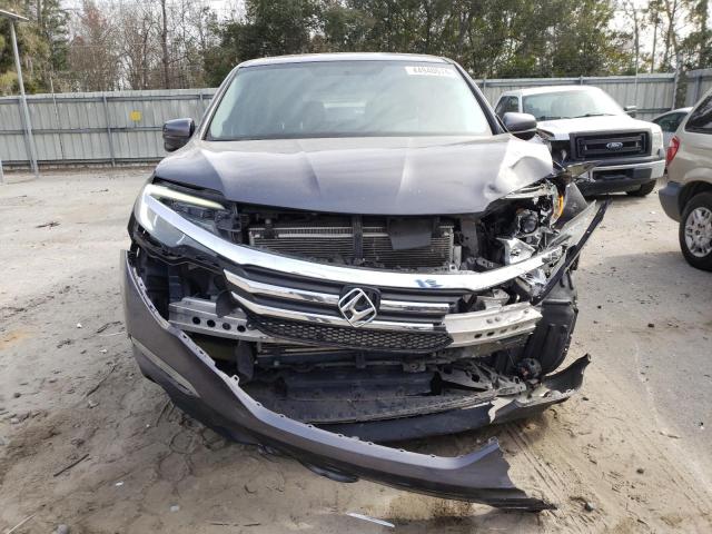 5FNYF5H50JB014952 - 2018 HONDA PILOT EXL GRAY photo 5