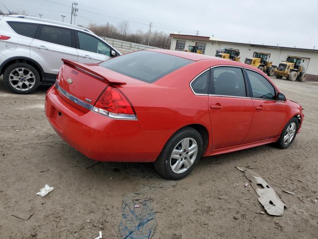 2G1WA5EK1A1157422 - 2010 CHEVROLET IMPALA LS RED photo 3