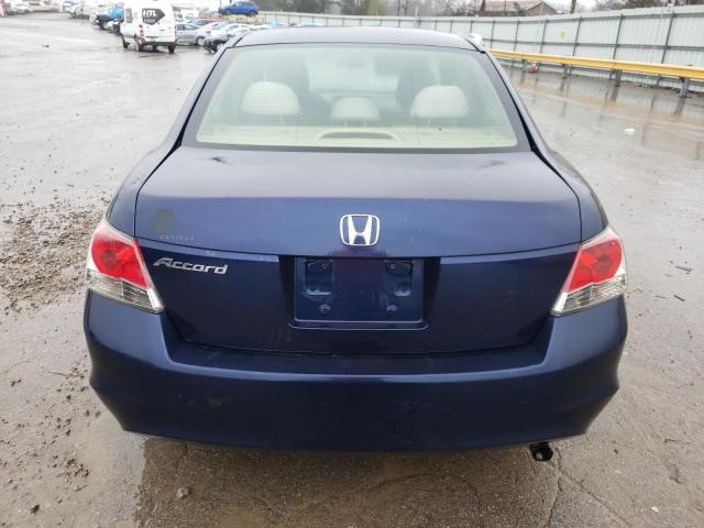 1HGCP26349A066405 - 2009 HONDA ACCORD LX BLUE photo 6