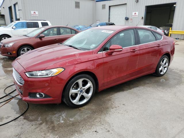 3FA6P0HD0ER198489 - 2014 FORD FUSION SE RED photo 1