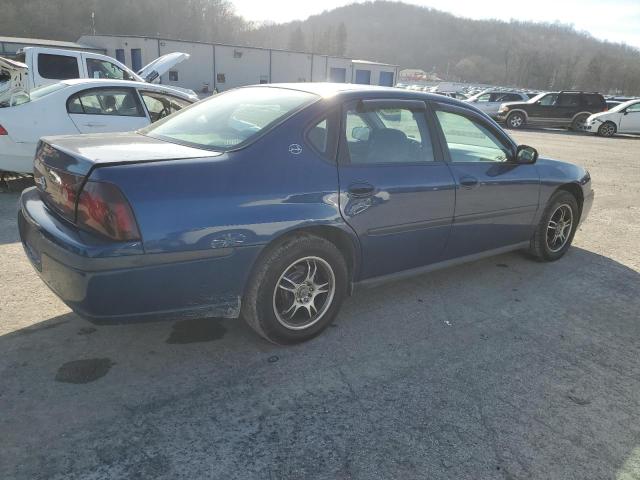 2G1WF52E039443301 - 2003 CHEVROLET IMPALA BLUE photo 3