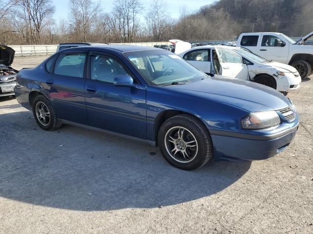 2G1WF52E039443301 - 2003 CHEVROLET IMPALA BLUE photo 4