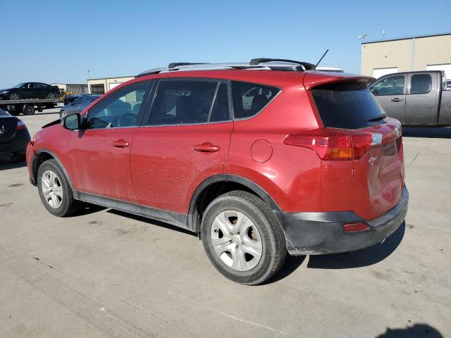 JTMZFREV6FJ042576 - 2015 TOYOTA RAV4 LE RED photo 2