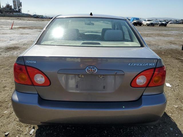 1NXBR32E04Z324584 - 2004 TOYOTA COROLLA CE SILVER photo 6