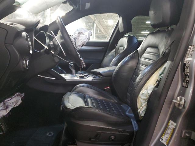 ZASFAKNN3J7B59506 - 2018 ALFA ROMEO STELVIO TI SPORT GRAY photo 7