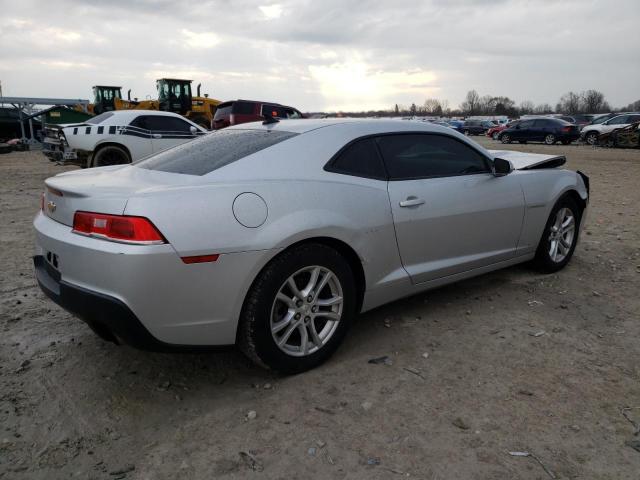 2G1FB1E36F9274727 - 2015 CHEVROLET CAMARO LS SILVER photo 3