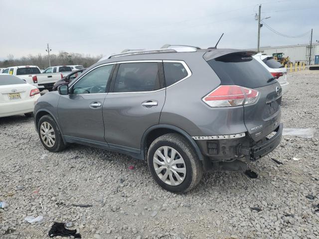 KNMAT2MT8GP640843 - 2016 NISSAN ROGUE S GRAY photo 2