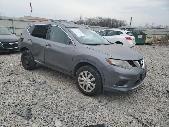 KNMAT2MT8GP640843 - 2016 NISSAN ROGUE S GRAY photo 4