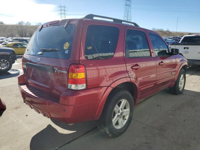 1FMCU59H47KB28260 - 2007 FORD ESCAPE HEV RED photo 3