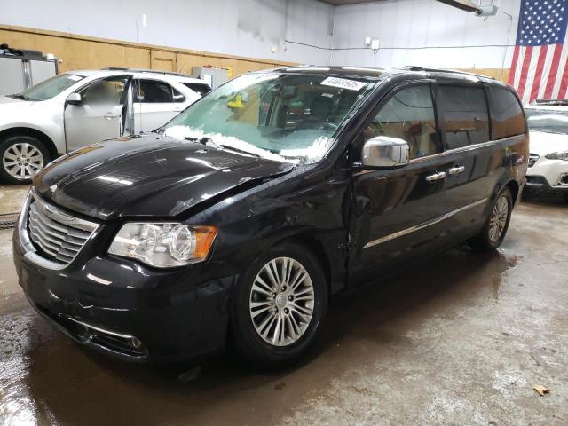 2C4RC1CG9DR634321 - 2013 CHRYSLER TOWN & COU TOURING L GRAY photo 1