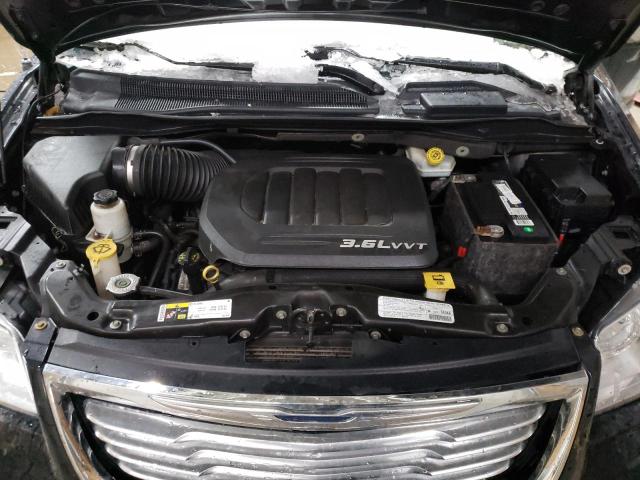 2C4RC1CG9DR634321 - 2013 CHRYSLER TOWN & COU TOURING L GRAY photo 12